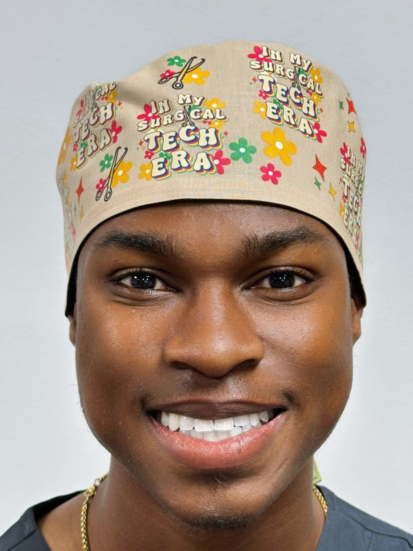 In My Surgical Tech Era Custom Solid Color Unisex Scrub Cap