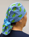 Cute Two Peas In A Pod Custom Solid Color Ponytail