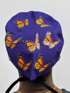 Monarch Butterfly Custom Solid Color Unisex Scrub Cap