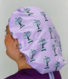 Robotic Surgery Themed Custom Solid Color Bouffant