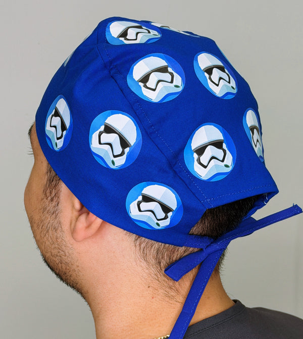 Trooper Galaxy Far Far Away Custom Solid Color Unisex Scrub Cap
