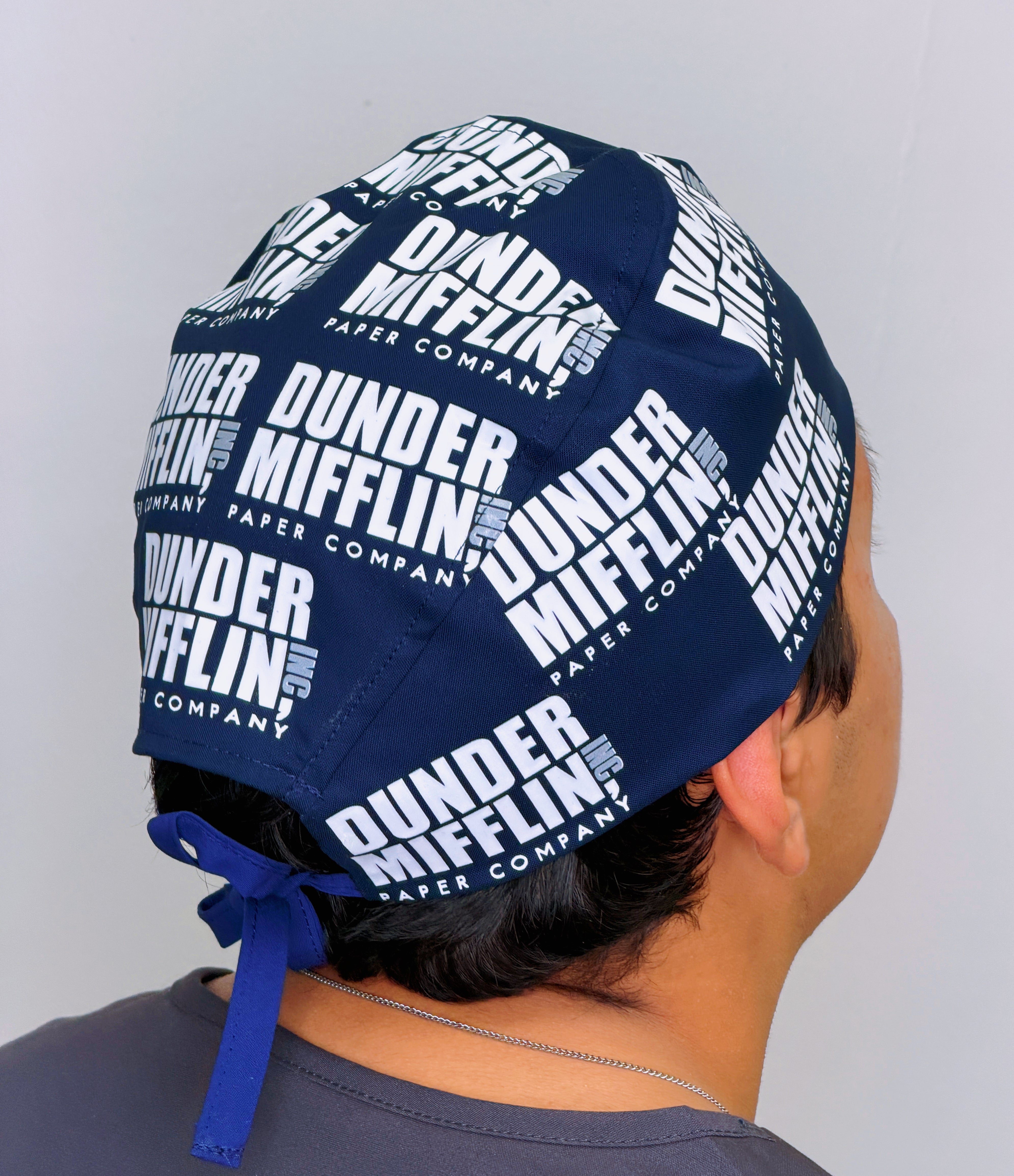Office Popular TV Show Series Custom Solid Color Unisex Scrub Cap