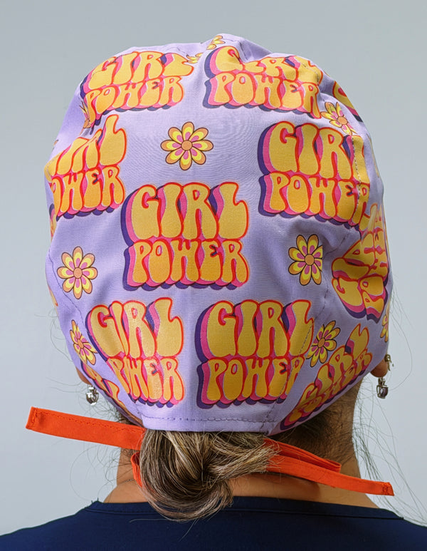 Girl Power Custom Solid Color Unisex Scrub Cap