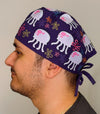 Bikini Bottom Jelly Fish Movie Custom Solid Color Unisex Scrub Cap
