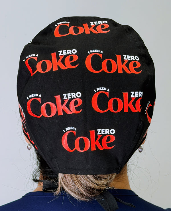 I Need A Coke Zero Custom Solid Color Unisex Scrub Cap