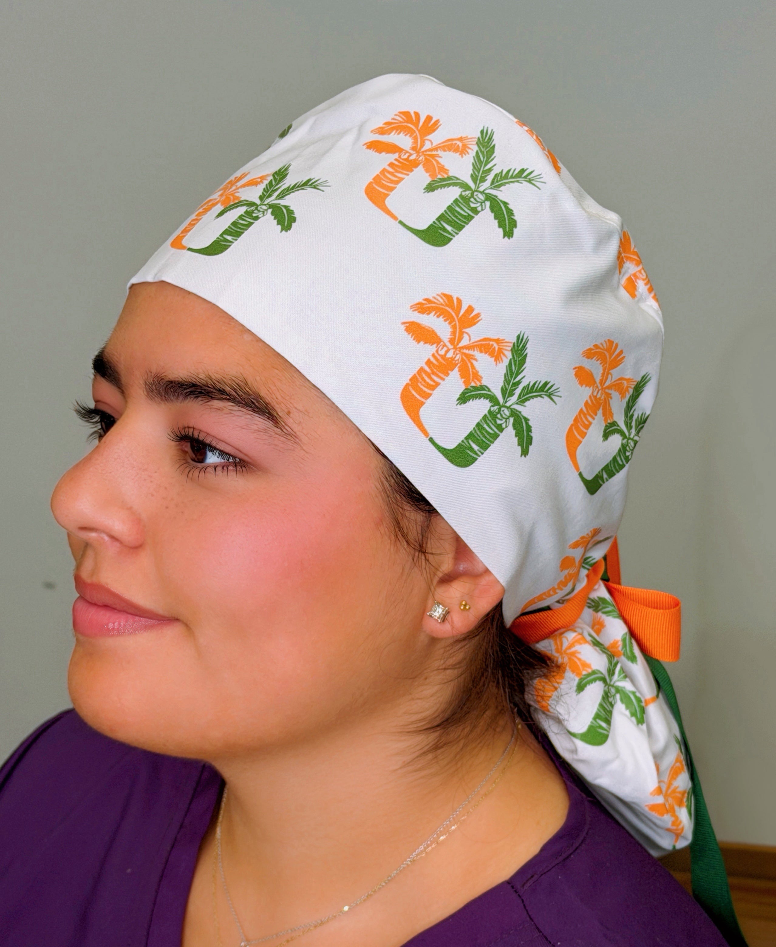 Coral Gables Miami School Custom Solid Color Ponytail