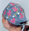 Funny DoodleBob Me Hoy Minoy Custom Solid Color Unisex Scrub Cap