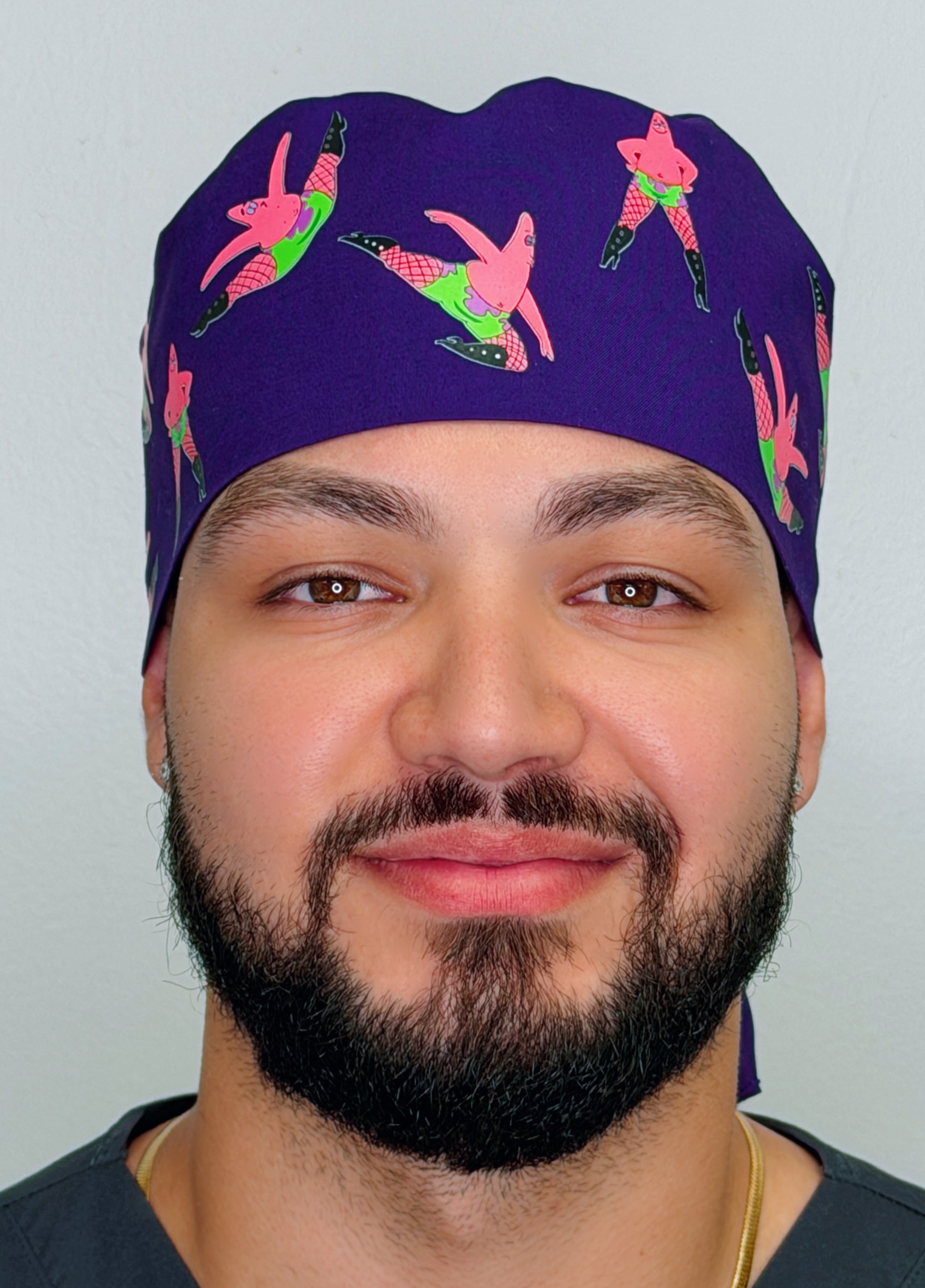 Funny Dancer Patrick Custom Solid Color Unisex Scrub Cap