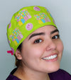 Maybe She's Born With It Maybe It's ADHD Themed Funny Custom Solid Color Unisex Scrub Cap