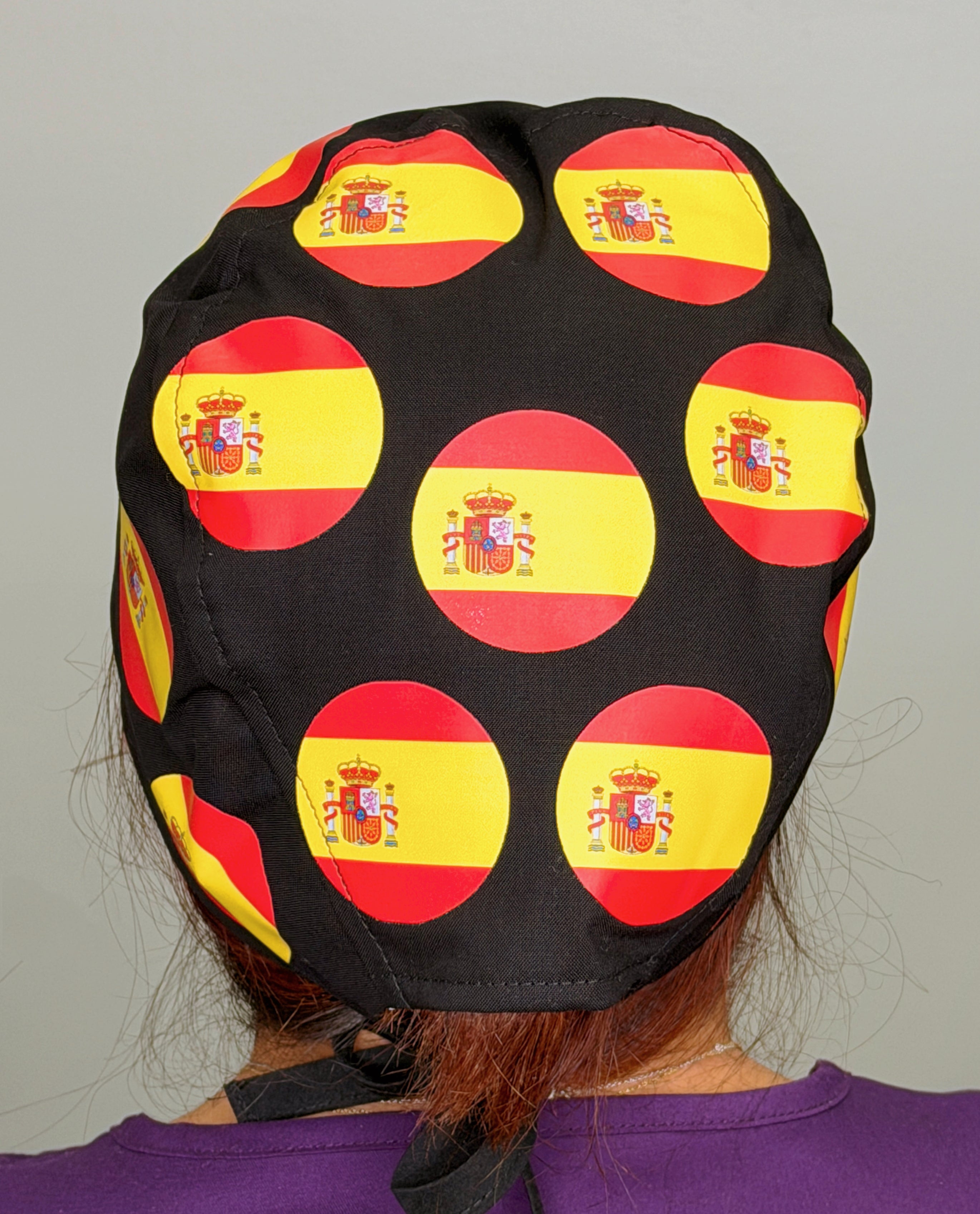 Spain Custom Solid Color Unisex Scrub Cap