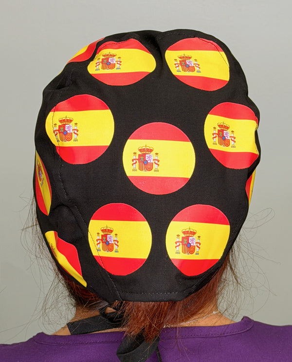 Spain Custom Solid Color Unisex Scrub Cap