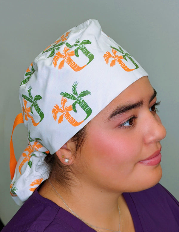 Coral Gables Miami School Custom Solid Color Ponytail