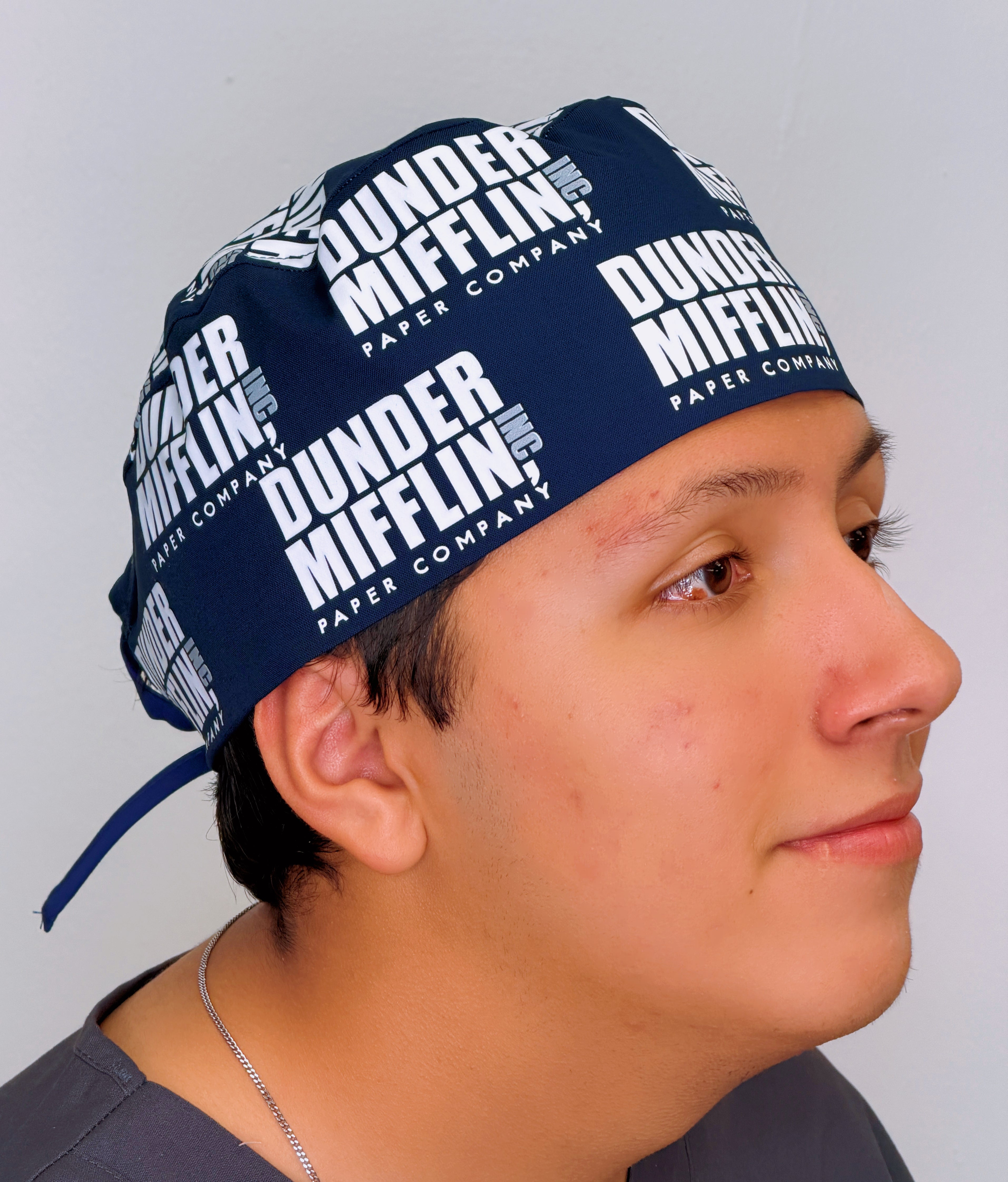 Office Popular TV Show Series Custom Solid Color Unisex Scrub Cap