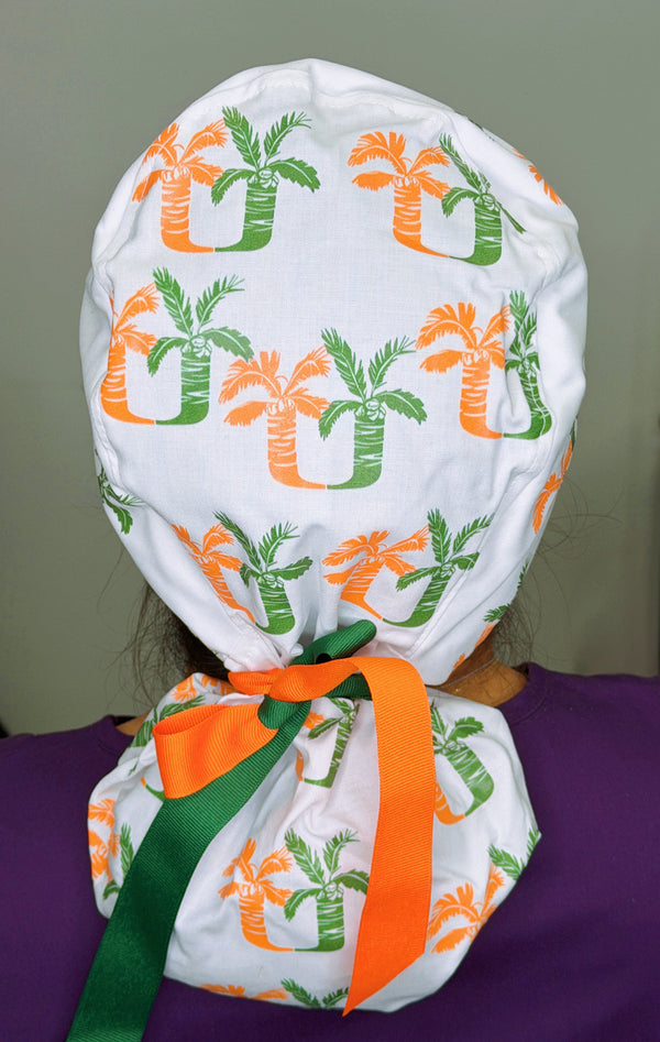 Coral Gables Miami School Custom Solid Color Ponytail