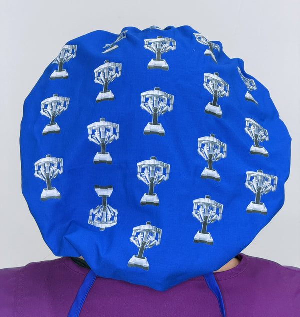 Robotic Surgery Themed Custom Solid Color Bouffant