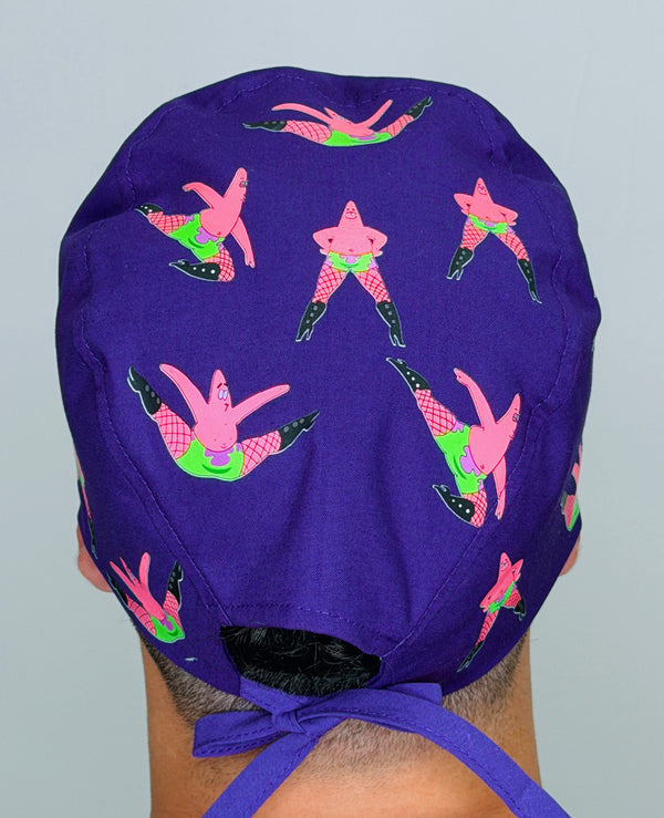 Funny Dancer Patrick Custom Solid Color Unisex Scrub Cap