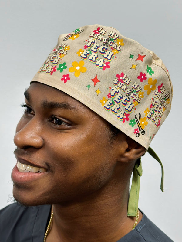 In My Surgical Tech Era Custom Solid Color Unisex Scrub Cap