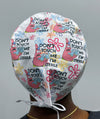 Funny Don't Touch Me WITH Flowers I'm Sterile Patrick Custom Solid Color Unisex Scrub Cap