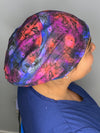 Purple Blue & Red Tie Dye Design Fancy Euro