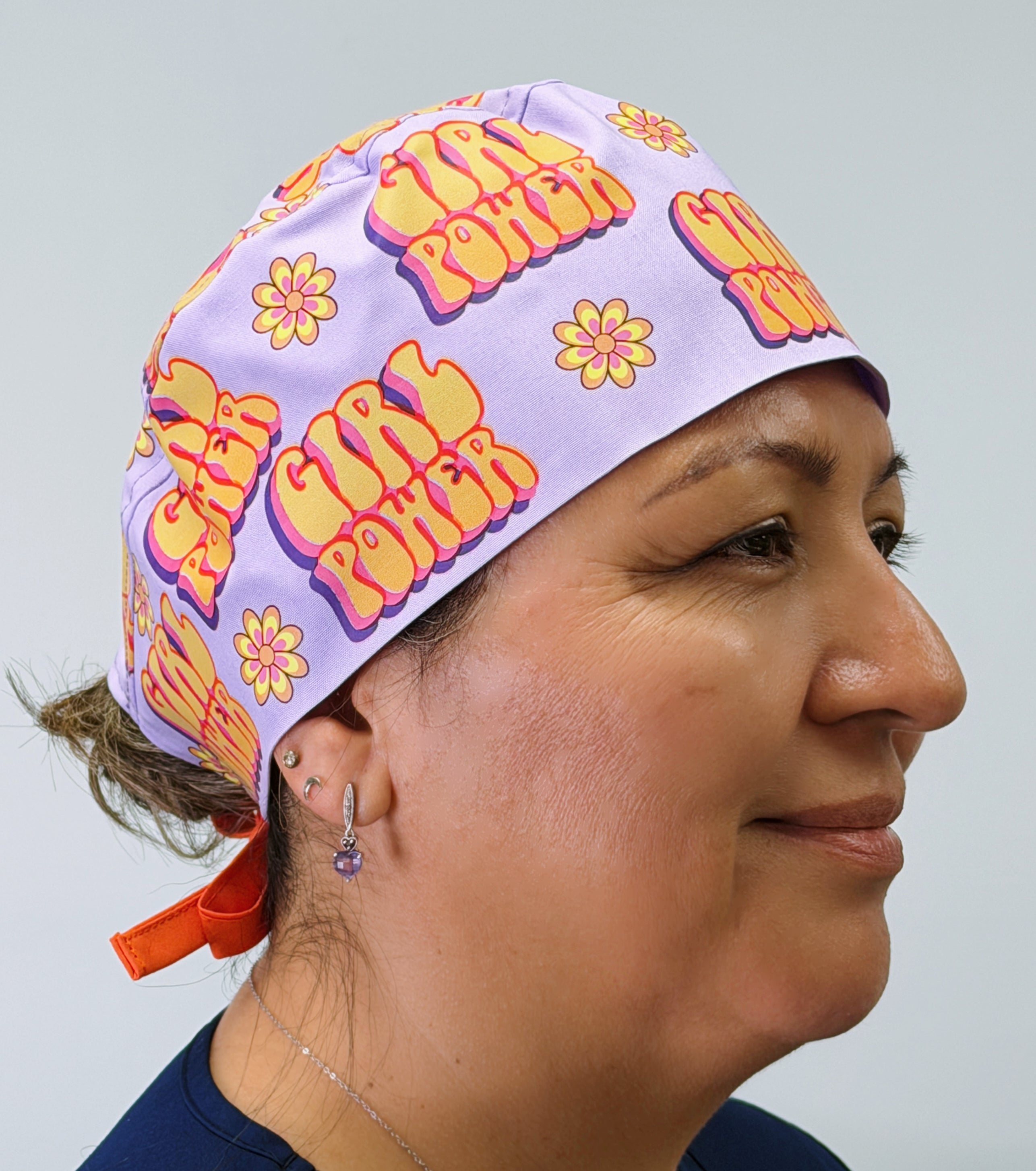 Girl Power Custom Solid Color Unisex Scrub Cap
