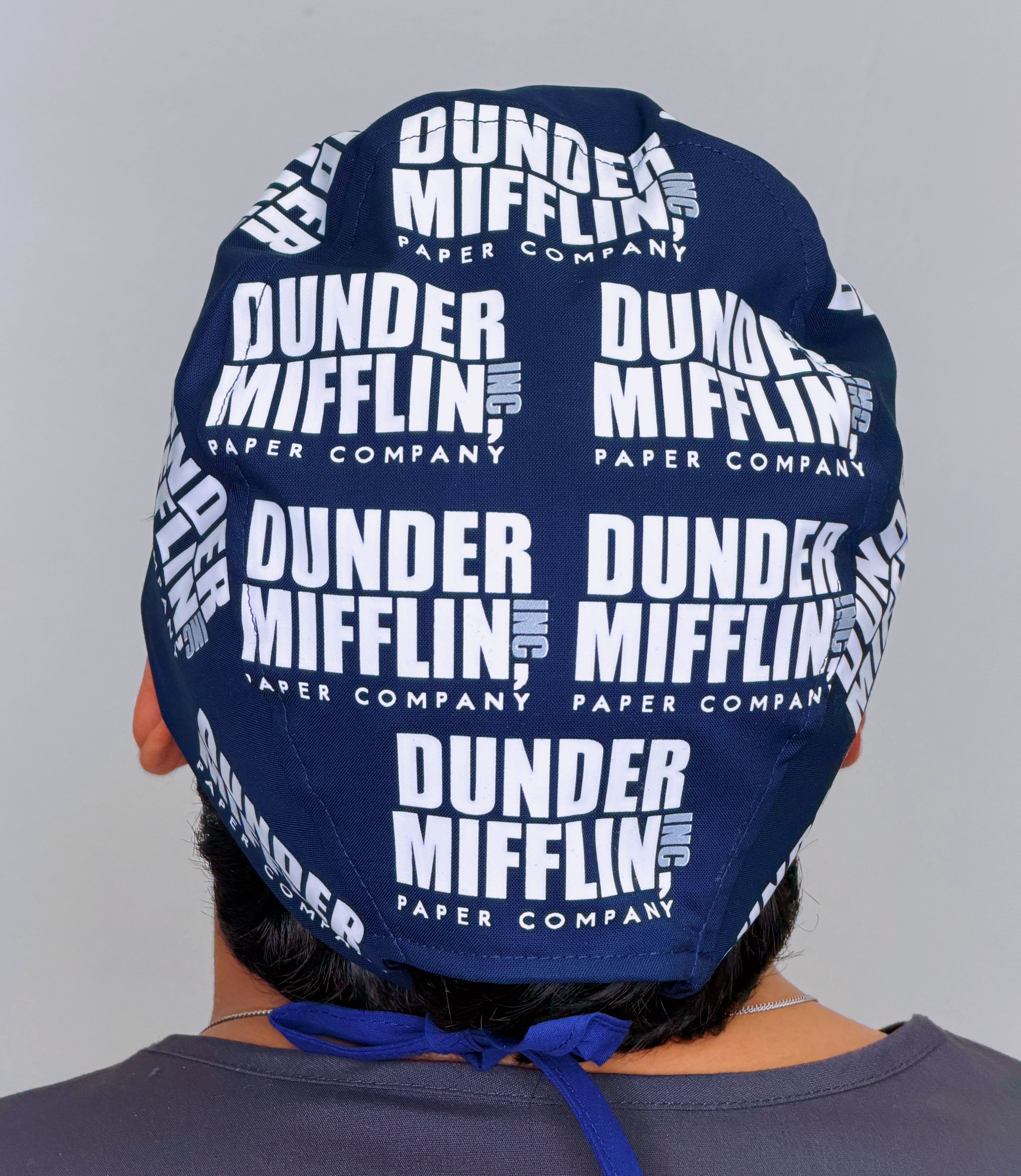 Office Popular TV Show Series Custom Solid Color Unisex Scrub Cap