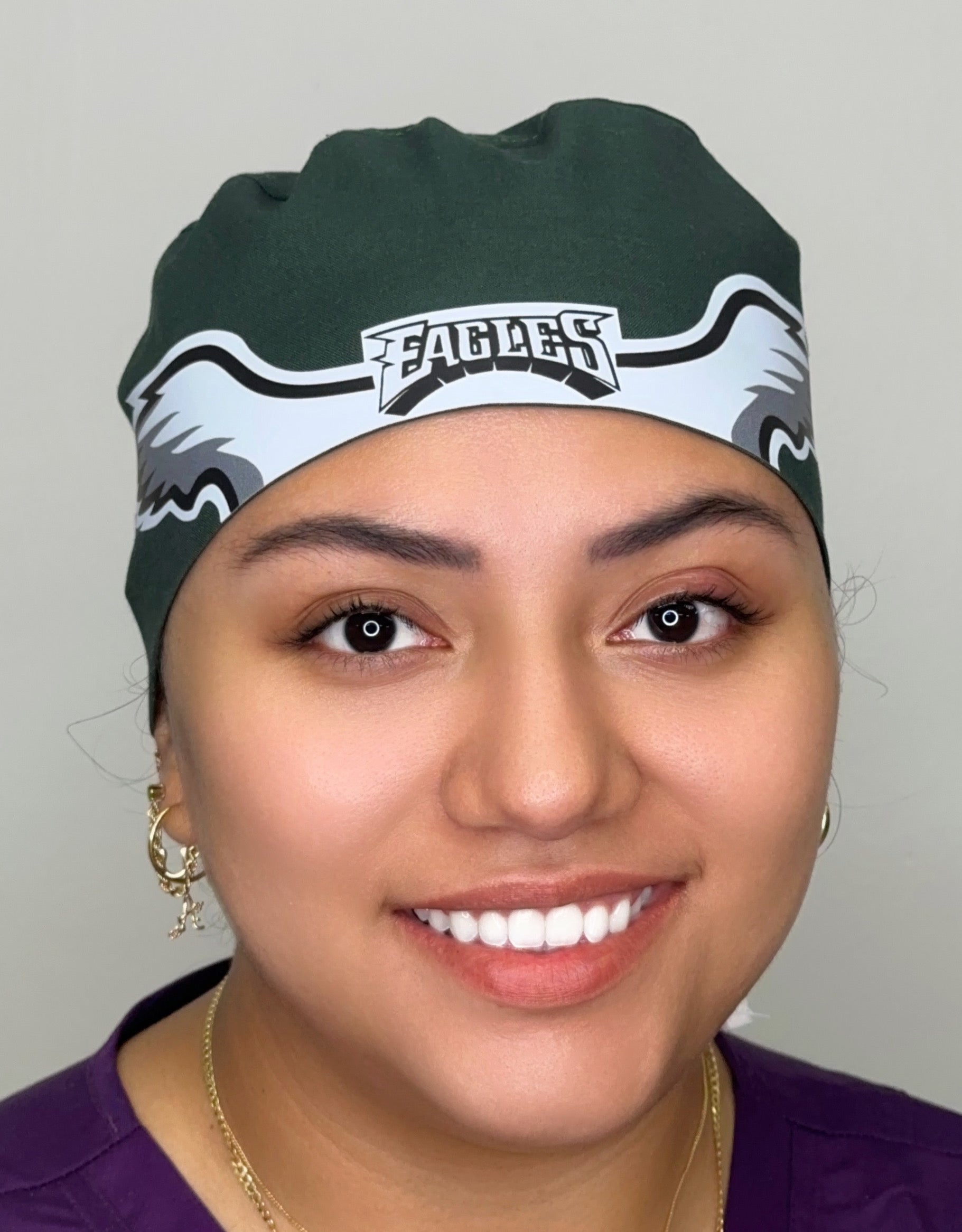 Philadelphia Helmet Inspired Customized Solid Color Scrub Cap