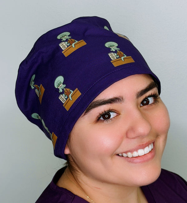 Funny Don't Ask Don't Care Squidward Solid Color Custom Euro