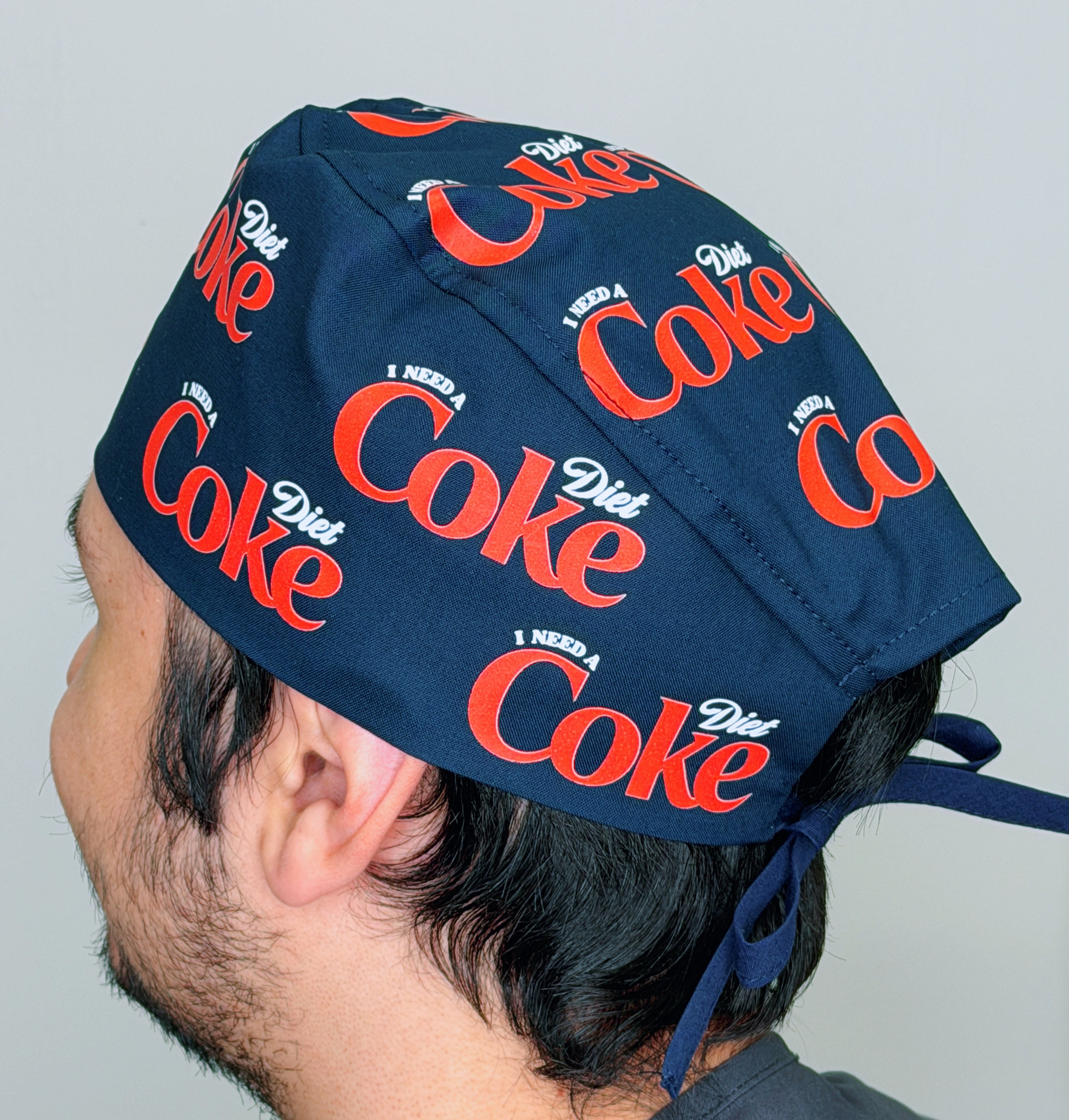 I Need A Diet Coke Custom Solid Color Unisex Scrub Cap