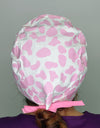 Custom Cow Print Solid Color Unisex Scrub Cap