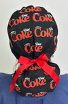 I Need A Diet Coke Ponytail Scrub Cap Custom Solid Color Ponytail