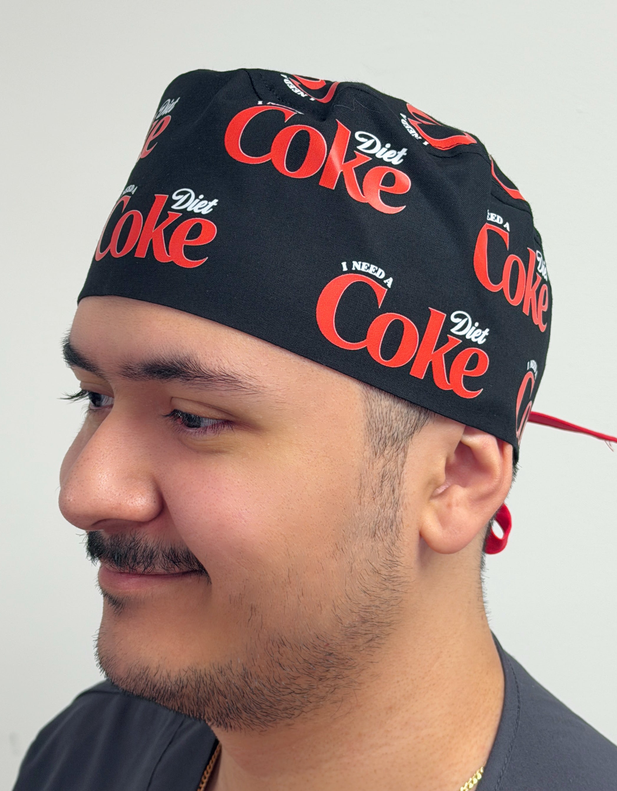 I Need A Diet Coke Custom Solid Color Unisex Scrub Cap