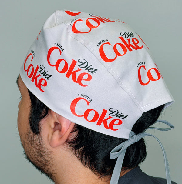 I Need A Diet Coke Custom Solid Color Unisex Scrub Cap