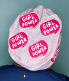 Solid Color Custom Girl Power Awareness Ribbon Themed Euro