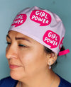 Girl Power Awareness Custom Solid Color Unisex Scrub Cap