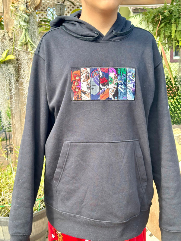 Anime Themed Embroidered Custom Apparel Item of your choice