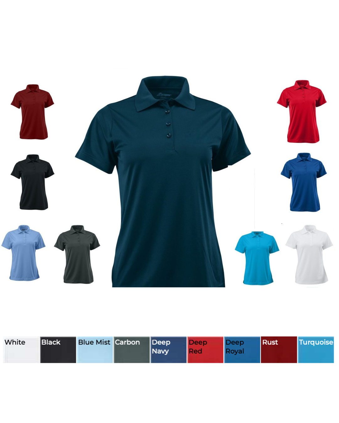 Women's Custom Personalized Paragon Sebring Performance Polo