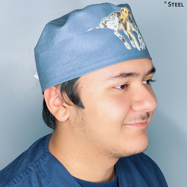 Your Picture Printed ONCE on Custom Solid Color Unisex Scrub Cap