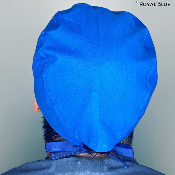 Solid Color "Royal Blue" Unisex Scrub Cap