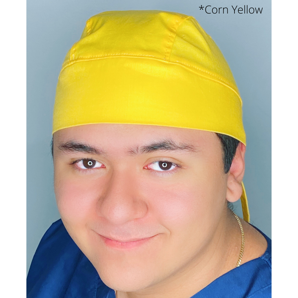 Solid Color "Corn Yellow" Skully Durag