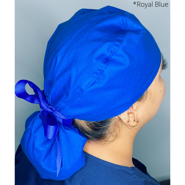 Solid Color "Royal Blue" Ponytail