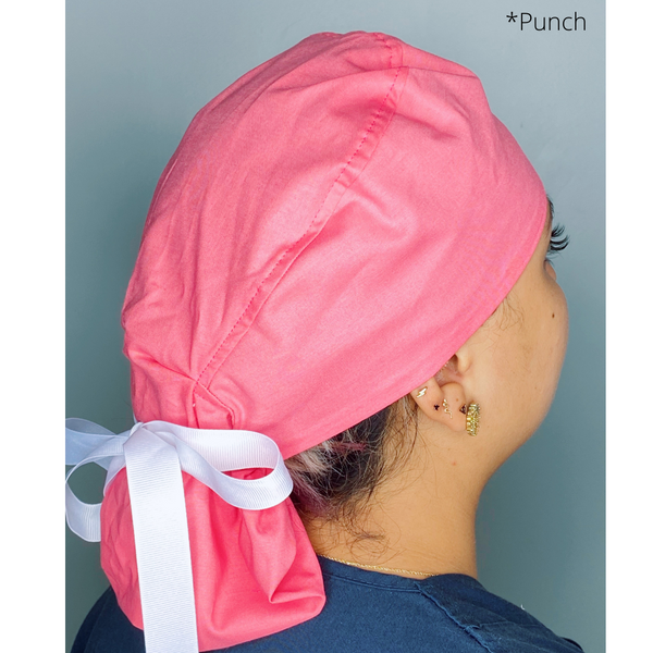 Solid Color "Punch" Ponytail