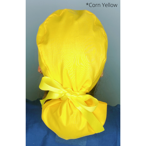 Solid Color "Corn Yellow" Ponytail