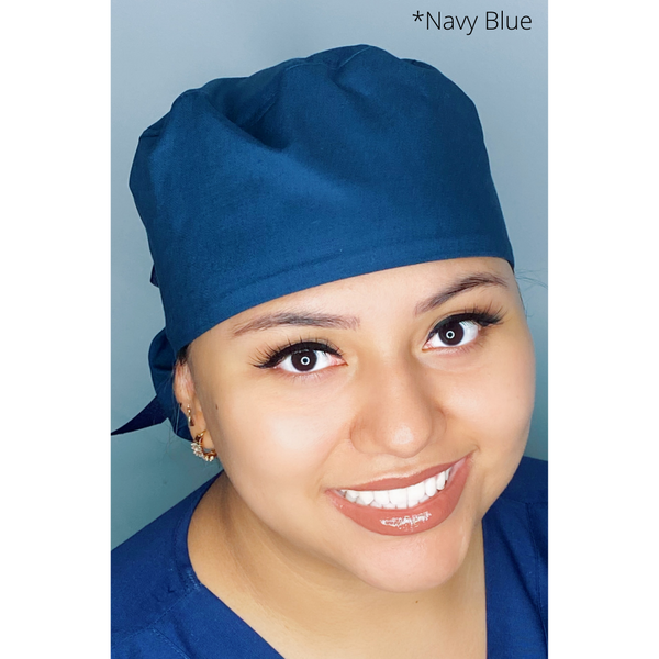 Solid Color "Navy Blue" Ponytail