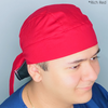 Solid Color "Rich Red" Skully Durag