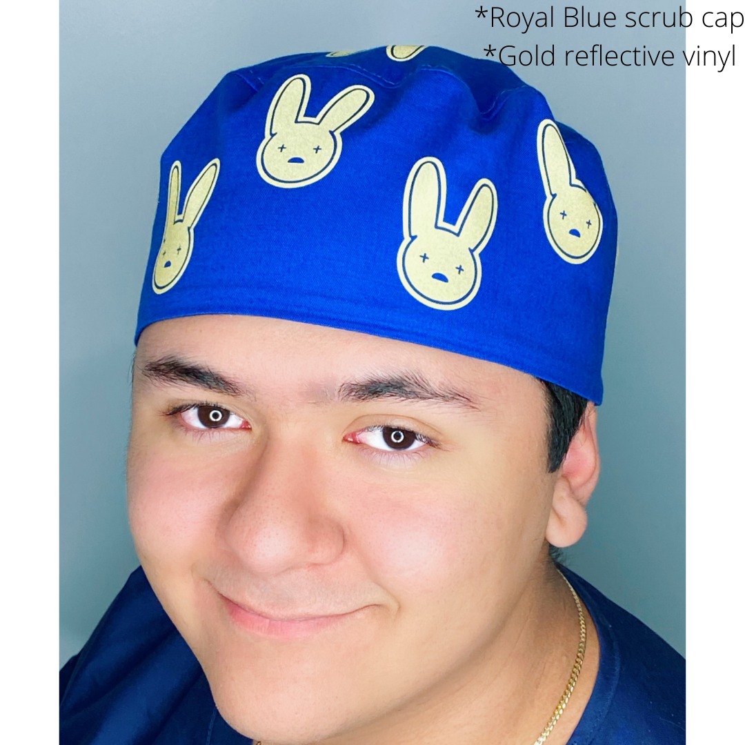 Popular Bunny Custom Solid Color Unisex Scrub Cap