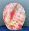Warm Toned Red Pink Colorful Tie Dyed Euro