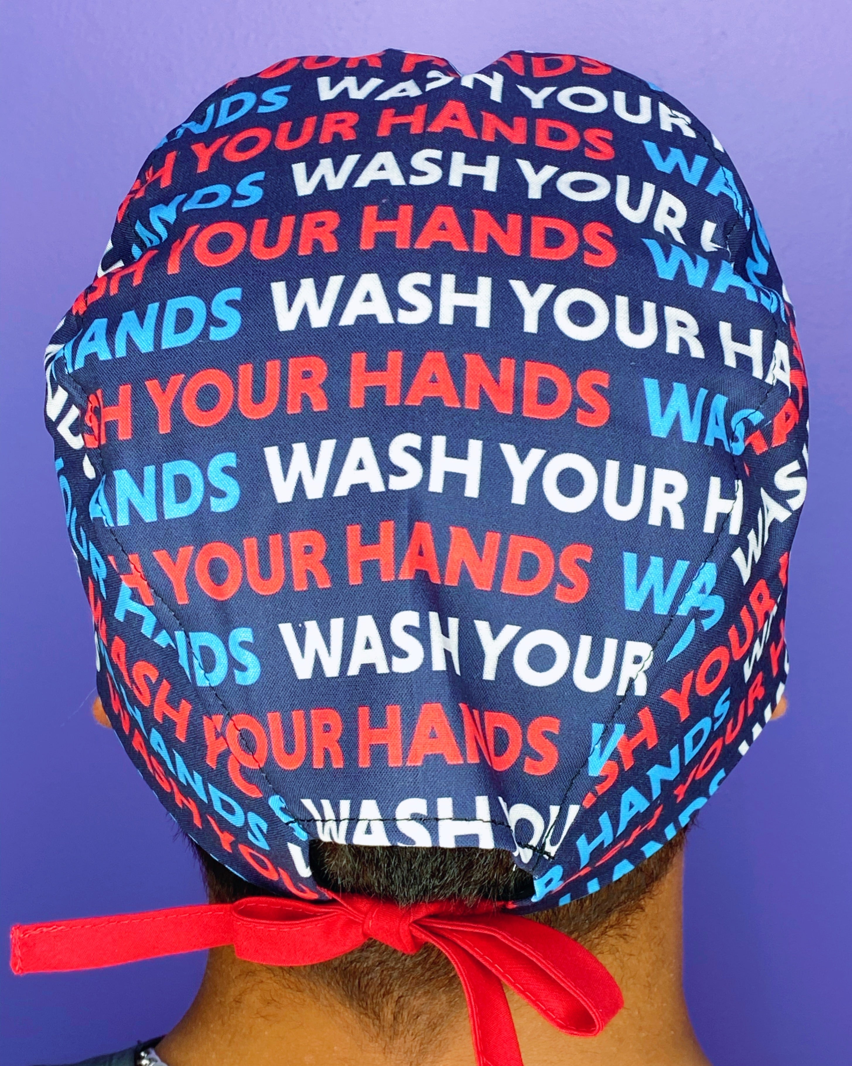 Wash Your Hands Medical Theme Scrub Cap