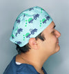 Clover Leaves & Tractors St. Patrick's Day Unisex Holiday Scrub Cap