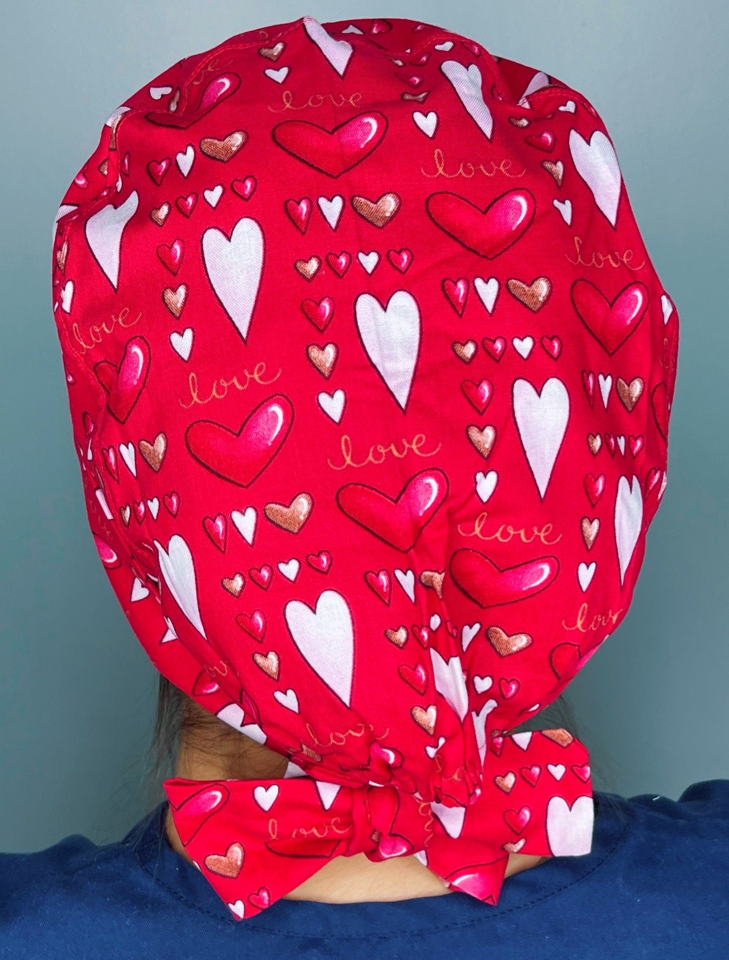 Different Shaped Hearts on Red Valentine's Day Holiday Themed Pixie