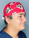 Famous Mouse Christmas/Winter themed Unisex Holiday Scrub Cap